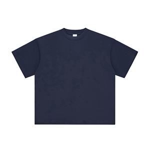 เสื้อยืดผ้าฝ้ายโอเวอร์ไซส์สำหรับผู้ชายผ้าถัก100% - Product Image 1