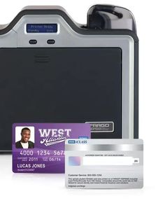 Fargo hdp5000 ID PVC Holographic UV máy in thẻ retransfer duy nhất và đôi bên Máy in thẻ máy nhận dạng thẻ máy in - Product Image 6