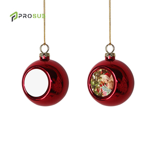 Pallina Decorativa Natalizia Personalizzabile in Plastica da 4cm per Sublimazione Prosub - Product Image 2