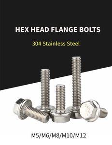 ZhiJia M5 <b>M6</b> M8 M10 M12 304 Stainless Steel Hexagonal T-head Hangers Hex Flange Head <b>Bolts</b> With Teeth Anti-slip - Product Image 6