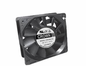 Ventilador de Techo de Plástico Crown AGQ12038B12J 12-24V OEM para Refrigeración de Alimentos - Product Image 1
