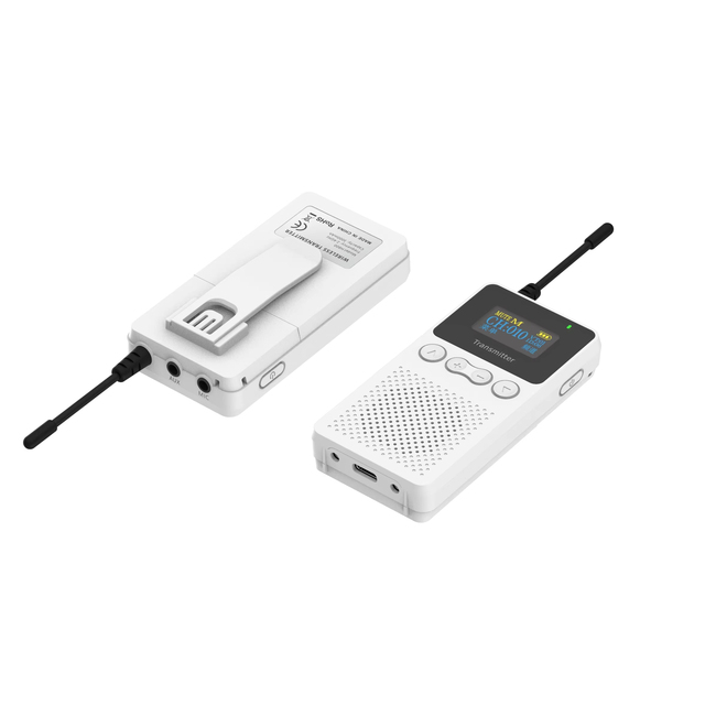 High performance Wireless Tour Guide  System 8810R Portable receiver for Visiting Conference  removable rechargeable battery