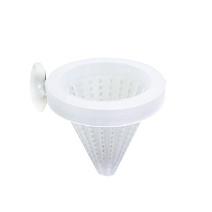 Comedero cónico de plástico con ventosa para acuario, antiflotante, para lombrices rojas, larvas de sangre vivas y camarones - Product Image 1
