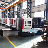 Vente en gros directe de haute précision entièrement automatique Machine de tour CNC à lit plat horizontal CK6136 CK6140 CK6150 GSK pour usage intensif