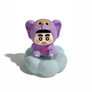 Nouvelle figurine rotative Crayon Shin-chan de la série Cartoon Zoo2 Crazy Animal City, jouet pour enfants, cadeau - Product Image 6