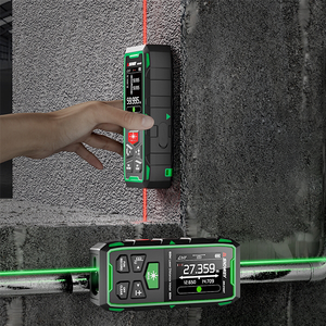 Télémètres à double laser Sndway oem avec 2 niveaux de bulle intégrés télémètre de matériau de mesure rapide outils de mesure - Product Image 4