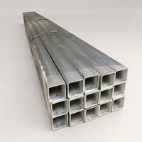 Tube rectangulaire en aluminium, tube rectangulaire, tube carré, 20 mm, 7075, 200x200 mm, coins arrondis