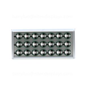 Exhibidor Metálico con Panel Perforado y Estantes, Estante de Piso para Productos de Champú y Cuidado del Cabello, Exhibidor para Supermercados y Tiendas Minoristas - Product Image 5