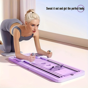 Multifunctional Foldable Abdominal Board Purple With Kneeling Cushion Automatic <b>Rebound</b> Design For Fitness And Body Shaping - Product Image 4