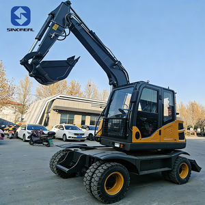 Fabricant <span class=keywords><strong>chinois</strong></span>, mini-excavatrice sur roues de 6 tonnes, facile d'accès sur les chantiers de construction, adaptée aux petits projets de construction - Product Image 4