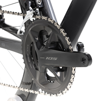 Vélo de route Java Vesuvio 24 vitesses, cadre et fourche en carbone, kit vélo 700c, frein à disque, vélo de course 7120