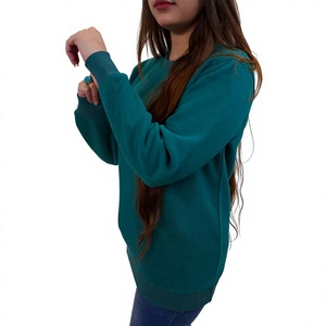 Sudadera de Mujer de Primera Calidad, Mezcla de Algodón y Poliéster Suave, Cuello Redondo, Prenda Informal, Ropa al por Mayor de Fábrica - Product Image 4