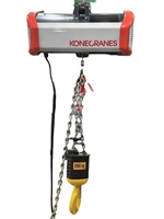 KONECRANES Kone CLX25 H3 Double Chain Electric Hoist V4/0.7 4T M6 Kondisi Baru Tipe Kabel Sling