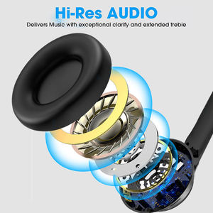 หูฟังไฮไฟไร้สายบลูทูธ3D เสียงสเตอริโอหูฟังเวลาแฝงต่ำชุดหูฟังบลูทูธชุดหูฟังสำหรับ<span class=keywords><strong>ดู</strong></span><span class=keywords><strong>หนัง</strong></span>แอ็คชั่น - Product Image 3