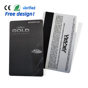 Tarjeta de membresía de PVC de plástico de banda magnética de PVC de impresión Offset de tamaño CR80 de alta calidad para tarjetas de impresión de plástico - Product Image 1