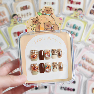 <span class=keywords><strong>Uñas</strong></span> <span class=keywords><strong>Postizas</strong></span> Infantiles <span class=keywords><strong>de</strong></span> Dibujos Animados al por Mayor - <span class=keywords><strong>Uñas</strong></span> <span class=keywords><strong>Postizas</strong></span> Cortas y Lindas <span class=keywords><strong>para</strong></span> <span class=keywords><strong>Niñas</strong></span>, Fiestas Infantiles, Diseño Lindo <span class=keywords><strong>para</strong></span> Estudiantes, Set <span class=keywords><strong>de</strong></span> <span class=keywords><strong>Uñas</strong></span> Bonitas - Product Image 1