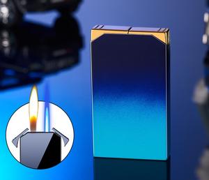 Ventes chaudes, briquet carré à double flamme mignon, écologique, en alliage de zinc, vente en gros de fête, provenance de Chine - Product Image 4