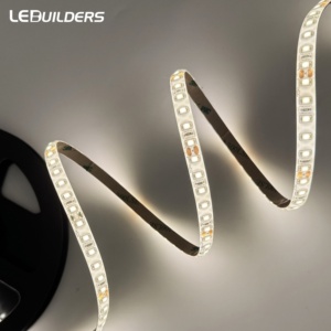 LEDBuilders High Lumen Smart <span class=keywords><strong>LED</strong></span> Strip Light 120LED 3000K Cuttable 12V y 24V 2835 <span class=keywords><strong>LED</strong></span> 3000K Ra95 CE <span class=keywords><strong>ROHS</strong></span> Certified - Product Image 4