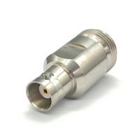 Adaptateur coaxial RF N/BNC-KKG, connecteur N femelle vers BNC femelle 50Ω, haute fréquence, faible VSWR, équipement de communication