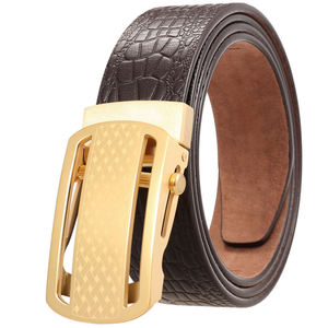 Ly36-61537-8แฟชั่นลำลองเข็มขัดนักธุรกิจสำหรั<span class=keywords><strong>บ</strong></span><span class=keywords><strong>ผู้ชาย</strong></span>เข็มขัดหนังวัวพร้อมหัวเข็มขัดเหล็กแท้ - Product Image 3