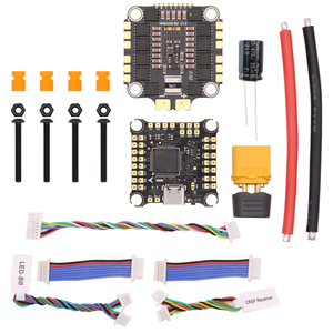 ชุดควบคุมการบิน <span class=keywords><strong>HAKRC</strong></span> <span class=keywords><strong>F405</strong></span> Stack 4in1 50A 6A 65A ESC 30.5x30.5 <span class=keywords><strong>F405</strong></span> รองรับ 2-6S สำหรับ FPV - Product Image 3