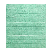 Papier adhésif 3D effet brique 70*77cm pour la décoration murale du salon et de la chambre