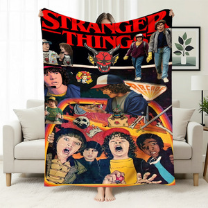 Manta ChamXue, <span class=keywords><strong>Nueva</strong></span> Llegada, Manta de Franela Cálida con Forro Polar para Oficina, para Siesta, Estilo Americano, para Todas las Estaciones, con Temática de Series de TV - Product Image 6
