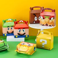 Vente en gros de boîtes à biscuits pour cadeaux de jeu de décoration de fête d'anniversaire