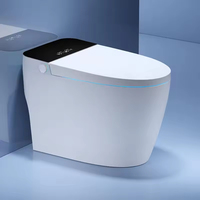 Sanitaires d'hôtel en céramique, WC monobloc, bidet électrique, cuvette de toilette à poser au sol, salle de bain, toilette intelligente