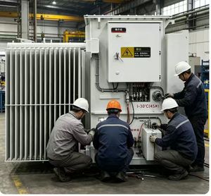 Transformateur de distribution monophasé immergé dans l'huile, étanche, ONAN, Rainbow ZGS-H-75kVA 14.4/0.24kV, standard Canada, à montage sur socle, pur - Product Image 3