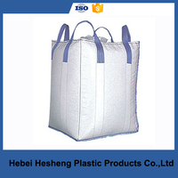 Sac Jumbo en vrac des fabricants de la Chine prix bon marché tissé PP matériel respirant conducteur fond plat charge de décharge 1000kg