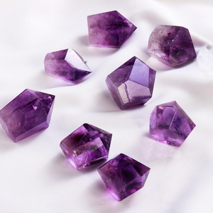 Bán buôn Chất lượng cao chữa bệnh tự nhiên đá điểm thạch anh tím điểm giá Violet pha lê thạch anh tím tháp - Product Image 5