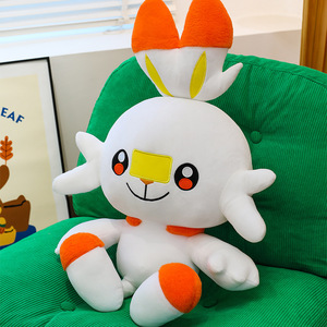 Muñeco de Peluche Pokémon Súper Suave de Algodón PP, <span class=keywords><strong>Conejo</strong></span> de Fuego, Juguete de Peluche para Aliviar el Estrés, Almohadas Relajantes, Diseño Creativo de Dibujos Animados para Máquina de Agarre - Product Image 3