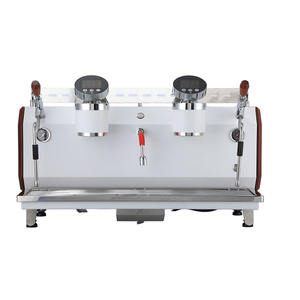 Cafetera profesional de doble caldera PID <span class=keywords><strong>Espresso</strong></span> con cabezales de grupo doble para cafetería y restaurante - Product Image 4