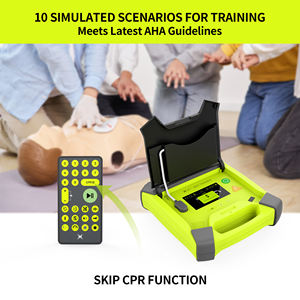 Portatile AED defibrillatore Trainer telecomandato d'emergenza ricaricabile Cpr Trainer AED Trainer con Display - Product Image 6