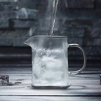 Service à thé en verre transparent avec filtre intégré pour la préparation du thé chinois