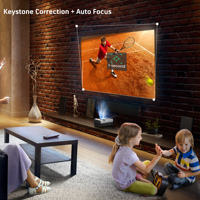 Touyinger extérieur Portable UST DLP projecteur intelligent FHD 1080P Android Wifi prise en charge 4K vidéo Mini Focus en quelques secondes projecteurs de faisceau