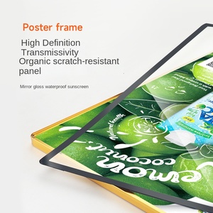 Tùy chỉnh A4 hợp kim nhôm khung ảnh từ bảng hiển thị cho tường treo cho trà sữa cửa hàng thang máy quảng cáo hộp Đèn - Product Image 1