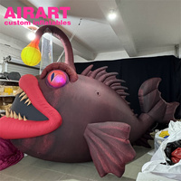 Décorations d'activités comprennent des poissons moches gonflables, des poissons zombies gonflables de haute qualité pour les événements