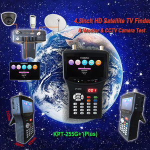 KPT-255G + спутниковый искатель H.265 AHD 8MP Тестер монитор Поддержка HD Коаксиальная камера тест - Product Image 5