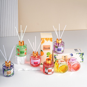 Diffusore di Fragranza alla Frutta in Vetro, Olio <span class=keywords><strong>Essenziale</strong></span> a Lunga Durata, Eco-Friendly, Deodorante per Ambienti, Decorazione di Lusso - Product Image 1