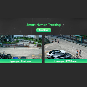 Gwsecu 4MP ống kính kép ánh sáng kép 20x <span class=keywords><strong>Zoom</strong></span> quang PTZ + Bullet tất cả trong một liên kết IP PoE máy ảnh - Product Image 4