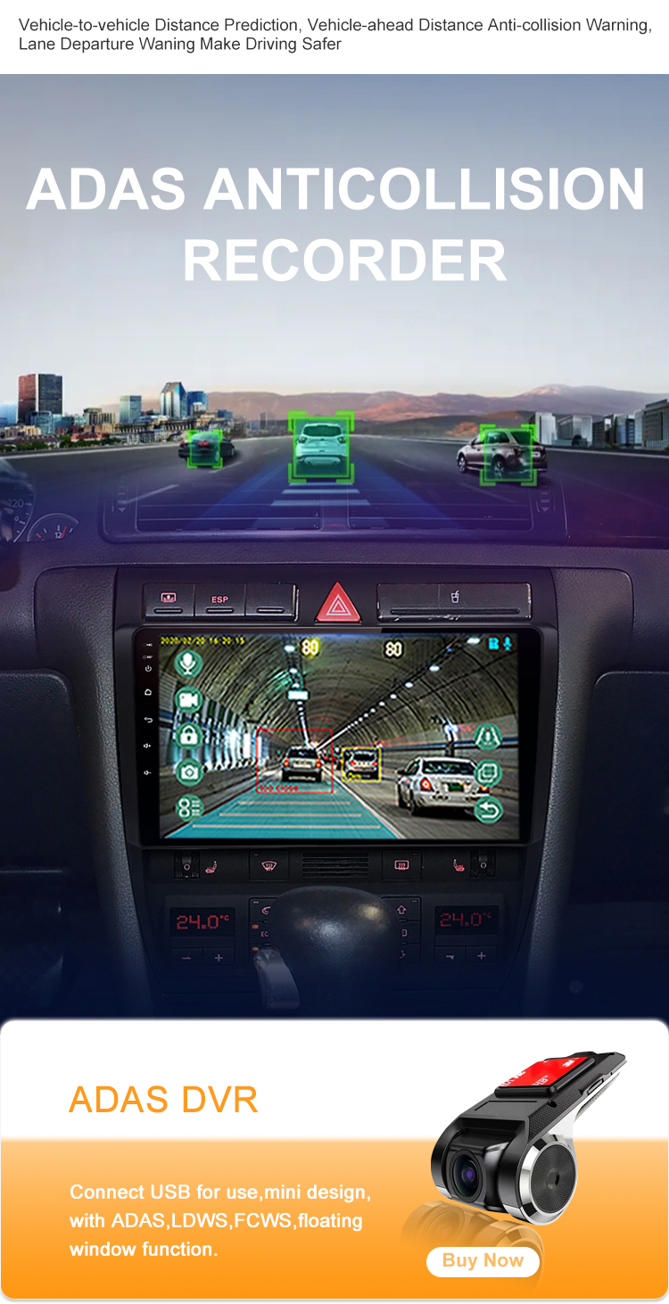 Autoradio Car Radio For Audi A6 C5 1997-2004 2din Multimedia Video GPS Navigation Carplay Android Stereo Headunit