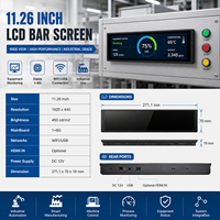 Afficheur publicitaire numérique LCD professionnel à écran étiré pour affichage commercial en intérieur avec système de contrôle cloud IoT