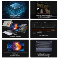 Ordinateur portable CHUWI NEW Ultraslim Intel CPU IPS 4K WiFi 8 Go de RAM 256 Go de SSD Windows 10