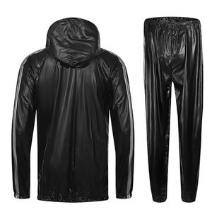 ชุดซาวน่ามีซิปเต็มตัวป้องกันการฉีกขาดสำหรับงานหนักชุดออกกำลังกายออกกำลังกายที่บ้านสำหรับผู้ชายและผู้หญิง - Product Image 2