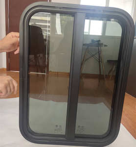 Optimisation de l'expérience de camping Fenêtres verticales pour camping-car avec design coulissant rond Fenêtres de voiture - Product Image 3