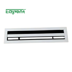 Difusor Lineal de Aluminio Extruido Impermeable, Rejilla de Ventilación Ajustable Tipo Garra, Rejillas de Ventilación de Techo para HVAC en Edificios - Product Image 4