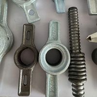 Base de support de coffrage en acier galvanisé réglable manuellement, robuste et de haute qualité Yunzheng Industrial pour levage de charges lourdes