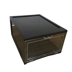 2021 Hot Sale Plastic Drop Front Shoe Box Sneakerbox